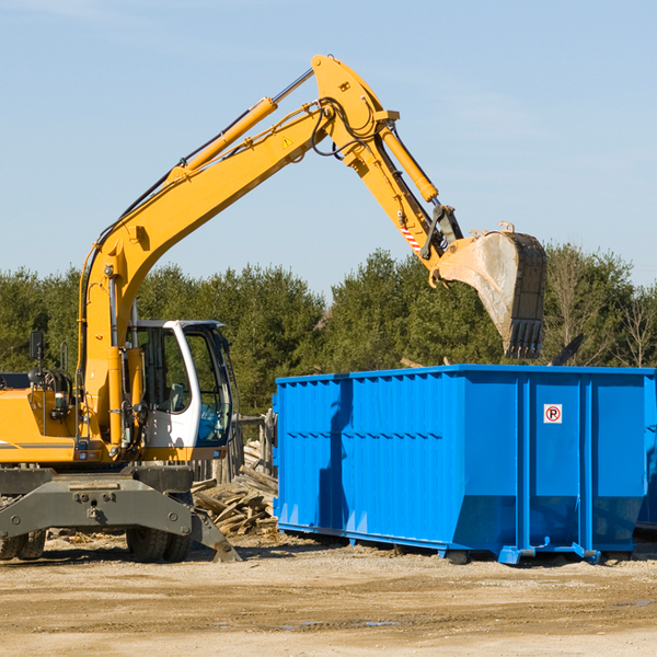 can i choose the location where the residential dumpster will be placed in Dewey Illinois